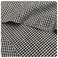 Tissu à sequins pied-de-poule 100% polyester, tissu tissé grossier pour costume, robe, sac, prix de gros personnalisable