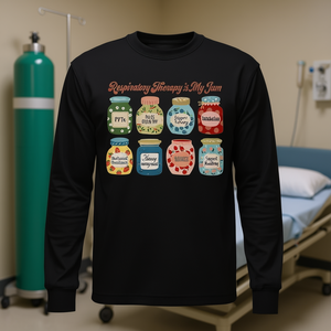 Camiseta de manga larga para terapia respiratoria, mi pasión, para rehabilitación pulmonar - Product Image 3