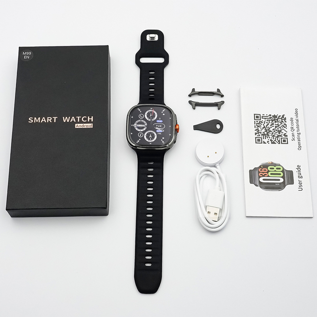 2026 M99 4G Sim Card Smart Watch  3+32GB Support Phone & BT Video Call 2.16inch 1100mah NFC GPS Android Relojes Smart Watch