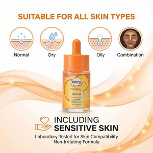 Suero <span class=keywords><strong>Facial</strong></span> Antienvejecimiento con Vitamina C para Aclarar y Reafirmar la Piel, Reducción de Arrugas y Líneas Finas - Product Image 6