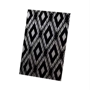 Plaque en acier inoxydable gravée au laser EX924 avec services de pliage et de découpe pour les projets d'aménagement intérieur d'hôtels et de restaurants - Product Image 1