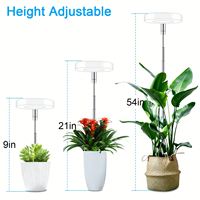 Lampe de croissance pour plantes d'intérieur, hauteur réglable, minuterie automatique, intensité variable, LED 5V basse tension sécurisée