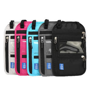 Portefeuille de cou tendance pour <span class=keywords><strong>homme</strong></span> et femme, porte-passeport, en tissu nylon imperméable, <span class=keywords><strong>pochette</strong></span> de <span class=keywords><strong>voyage</strong></span> discrète avec sangle réglable, peut contenir un téléphone - Product Image 6