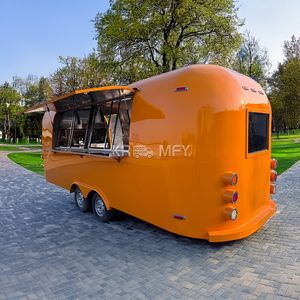 Remolque de Negocio Móvil con Diseño Retro para Camión de Comida, Aire Acondicionado, Parrilla Rápida y Carrito de Hot Dogs - Product Image 5