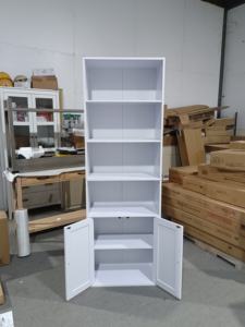 ตู้หนังสือสี่ชั้นสองประตู <span class=keywords><strong>ชั้น</strong></span><span class=keywords><strong>วาง</strong></span>สีขาว ตู้หนังสือ เฟอร์นิเจอร์<span class=keywords><strong>ไม้</strong></span> ตู้หนังสือ <span class=keywords><strong>ชั้น</strong></span><span class=keywords><strong>วาง</strong></span><span class=keywords><strong>หนังสือ</strong></span> - Product Image 6