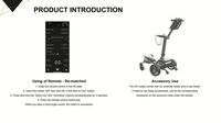 Nieuwe Product G5 Golf Caddy Afstandsbediening en APP-besturing Golfkar Automatisch volgende Golftrolley