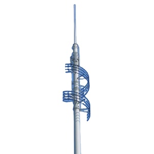 Ống đơn thiết bị đầu cuối 15 m thép monopoles antenna mast viễn thông monopole tháp nhà sản xuất