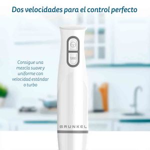 Frullatore manuale Grunkel 600W bianco per uso in cucina - Product Image 3
