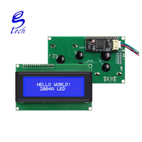 Pantalla LCD 2004A, Fuente de Alimentación de 5V, Interfaz IIC/I2C, Temperatura de Funcionamiento de -10~+60°C, Interfaz PH2.0