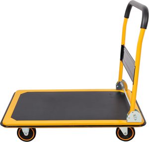 150kg Foldable Steel Platform <b>Cart</b> Four-Wheel Silent Rolling Office <b>Storage</b> Moving Dolly OEM Custom - Product Image 1