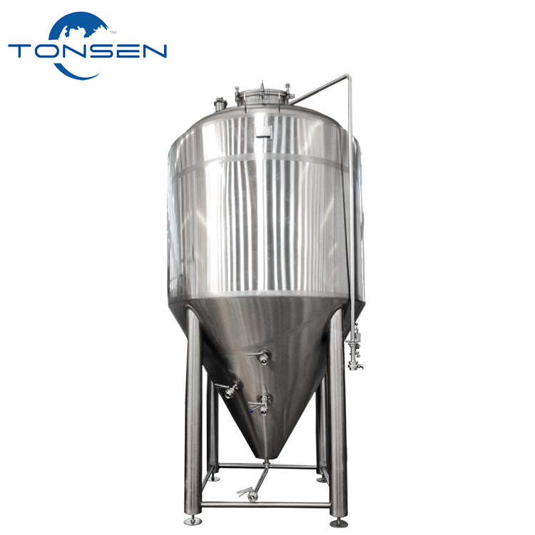 Glycol veste bière cuve de fermentation 500l 1000L 1500L 2000L réservoir de fermenteur conique