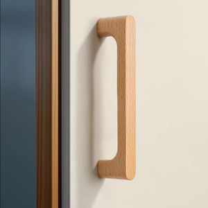 Kenop Kabinet Dapur Kayu Walnut Modern, Kenop Pintu Kabinet Kayu Beech Solid, Kenop Laci Furnitur Lemari, Kenop Kabinet Dresser - Product Image 4