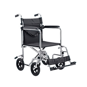 Manual Wheelchair Foldable Lightweight Breathable <b>Soft</b> Seat Commode Chair For Elderly Healthcare Use - Product Image 1