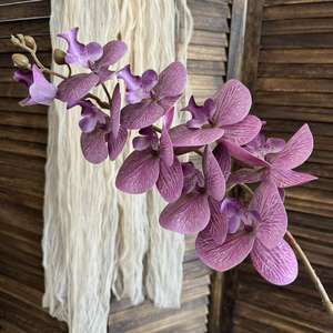 Fleurs artificielles Phalaenopsis au toucher réel, <span class=keywords><strong>prix</strong></span> direct, <span class=keywords><strong>orchidée</strong></span> <span class=keywords><strong>papillon</strong></span> artificielle pour mariage - Product Image 6