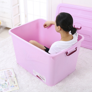 Factory Direct Eco-Friendly 150L Plastic <strong>Storage</strong> Containers with Lid PP Home &amp; Car Use <strong>Storage</strong> Boxes &amp; <strong>Bins</strong> Wholesale - Product Image 4