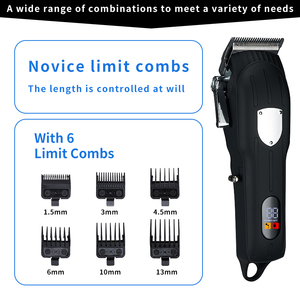 2 In 1 professionale privato nuovo marchio barbiere capelli Cordless Trimmer uomo tagliatore elettrico capelli - Product Image 4