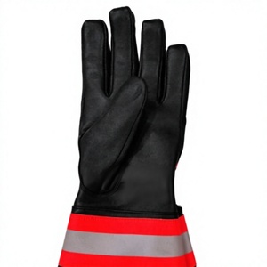 Guantes de Bombero de Alta Calidad 2022 Hechos de Cuero 100% Genuino, Térmicos, Ecológicos, Transpirables, para Uso en las Cuatro Estaciones - Product Image 6