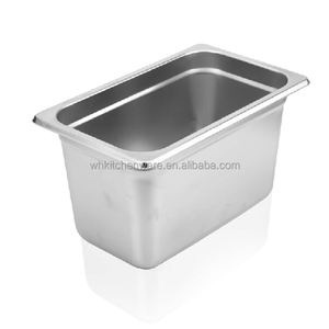 กระทะเหล็กสแตนเลส201/304 1/1 1/2 1/3 1/6 1/9 2/3สำหรับร้านอาหาร - Product Image 1