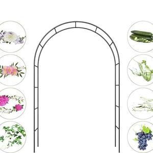 عريشة رومانسية خارجية للتجارة الإلكترونية عبر الحدود حامل زهور للزفاف قبة معدنية نباتات تسلق الباب للولايات المتحدة الأوروبية - Product Image 5