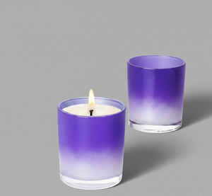 Quiet Luxury Blue Soft <b>Scented</b> Glass Jar <b>Candles</b> Premium Soy Wax Eco-Friendly Slow Burning Home Decor Handmade <b>Christmas</b> Diwali - Product Image 3