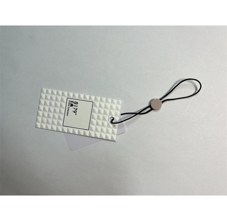 New Style Hot Selling Eco Friendly Metal Hang Tag String Clothing Promotional Tags