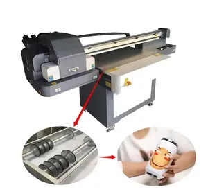 6090 impresora UV de cama plana 3D de inyección de tinta digital multiusos A1/A2/A3 película PET DTF 3060 9060 2513 máquina de impresión CMYK blanco desaparecer