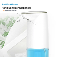 Distributeur de savon rechargeable pour hôtel capteur manuel en plastique intelligent mousse à vaisselle sans contact bouteille automatique à mousse liquide moussante