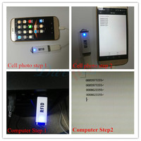 Lector de Tarjetas RFID USB NFC Mini de 1356mhz, Chip de Plástico ABS para Teléfono Móvil Android