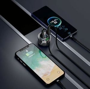66W Fast Charger 4USB Car Charge Fast Charging Speed Data Transfer Car Charger LCD Display Car Charger for Phones - Product Image 6