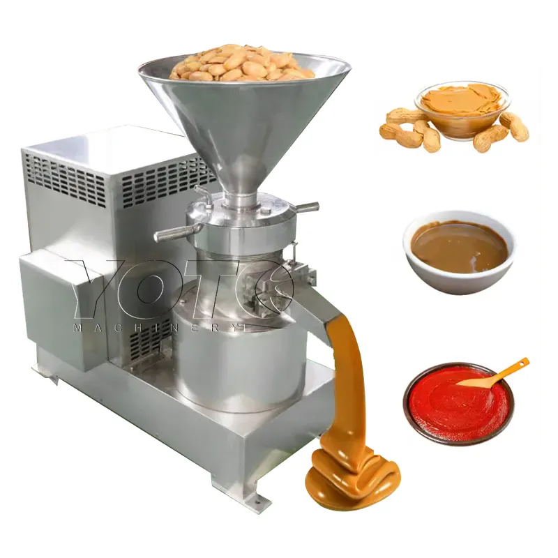 Mesin penggilingan kacang harga jual panas pabrik mesin penggiling koloid pembuat selai kacang mesin penggilingan koloid