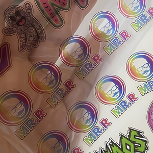 Papier autocollant transparent imprimable à jet d'encre <span class=keywords><strong>MR</strong></span>.R, vinyle transparent, étiquette non imperméable - Product Image 3