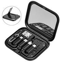 Produits Tendances 2026 Nouveautés Boîte de Rangement Multifonctionnelle pour Câble USB C Tressé à Charge Rapide PD 66W avec Support Téléphone