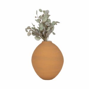 Vaso decorativo rotondo stampato in 3D per soggiorno, decorazione per la casa, complemento d'arredo per ufficio, camera da letto, decorazione da tavolo - Product Image 2