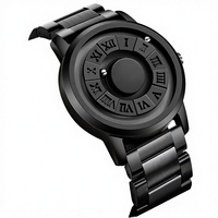 Reloj de Lujo para Hombre con Encanto Antiguo, Creativo con Puntero Magnético, de Cuarzo, con Correa de Acero Inoxidable, Venta al Por Mayor