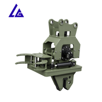 Pileur hydraulique vibrant à pince latérale industrielle pour le battage de pieux en H
