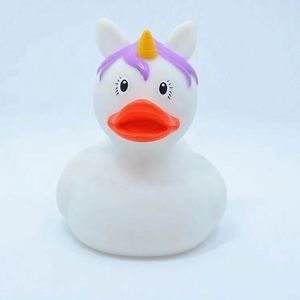 Wholesale Customized High Quality Unicorn Rubber Ducks for Kid <b>Bath</b> Toy Promotional Gift - Product Image 4