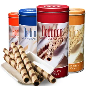 150g Redondo Wafer Roll Heart Crisp Crispy Cookie Stick Casual Snack Biscuits Wafers Cookies Chocolate Vanilla Flavors