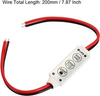 Mini atenuador automático de 3 teclas, CCT, RGB, cambio de Color, decoración, controlador de tira de luz, Cable de 2 A, enchufe USB de CC