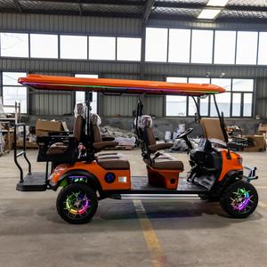Carrito de <span class=keywords><strong>Golf</strong></span> Eléctrico Todoterreno de 6 Plazas con Certificación CE DOT, Batería de Litio, 5000W, 4+2, Velocidad de 30-50km/h, Precios de Fábrica - Product Image 3