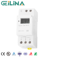 Relais de contrôle numérique 12V 110V 220V pour éclairage LED, programmable hebdomadaire avec courant maximal de 30A