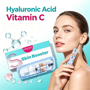 Potenciador de Piel con <span class=keywords><strong>Vitamina</strong></span> <span class=keywords><strong>C</strong></span> + Ácido Hialurónico |   Solución de Mesoterapia Hidratante Antioxidante para Rejuvenecimiento y Aclaramiento de la Piel - Product Image 1