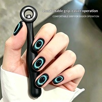 Bâtonnet magnétique 3-en-1 détachable pour ongles, aimant puissant pour nail art, baguette magnétique pour vernis gel œil de chat ciel étoilé, outil de manucure