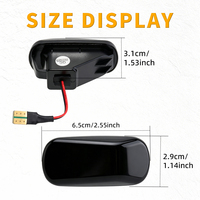 Feu de position latéral LED compatible Honda, forme de feuille, PZD0147 12V, remplacement pour Accord Civic CR-V