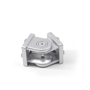 Fabricant chinois Rohs 2117 4545 OEM ODM Moulage sous pression 45mm*45mm 45*45mm Joint pivotant en zinc pour extrusion d'aluminium 30 40 45 - Product Image 1