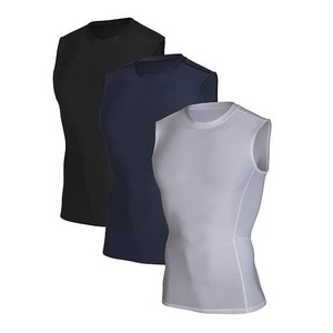 T-shirt pour hommes sans manches, en coton Spandex, personnalisé, de qualité supérieure, vente en gros, - Product Image 2