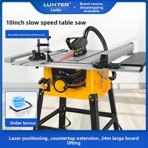 <span class=keywords><strong>Sierra</strong></span> <span class=keywords><strong>de</strong></span> <span class=keywords><strong>Mesa</strong></span> Deslizante para Trabajar la Madera <span class=keywords><strong>LUXTER</strong></span> <span class=keywords><strong>de</strong></span> 1800w y 10 Pulgadas (255mm), Montaje Reversible, Doble Propósito, Cortadora <span class=keywords><strong>de</strong></span> Aluminio/Madera, 80 Dientes - Product Image 5