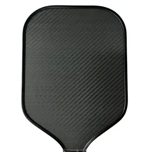 3K Carbon Fiber Paddle Plaid Texture High-end Custom Orange Handle Professional Power Carbon Fiber Thermoformed Paddle