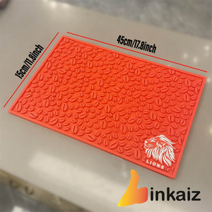 Tapis de bar coupé sur mesure napperon en silicone tapis de rail de bar en pvc souple pour accessoires de bar 45x30 - Product Image 3