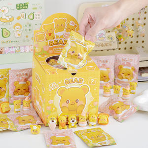 محبي دب صغير إبداعي مفاجأة حقيبة عمياء كرتون بدون فتات تنظيف فائق لطيف على شكل ستيريو القرطاسية - Product Image 1