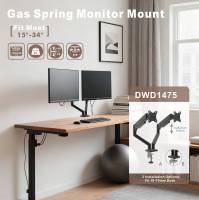 Nouveau support de bureau à double moniteur réglable de 34 pouces à 90 degrés